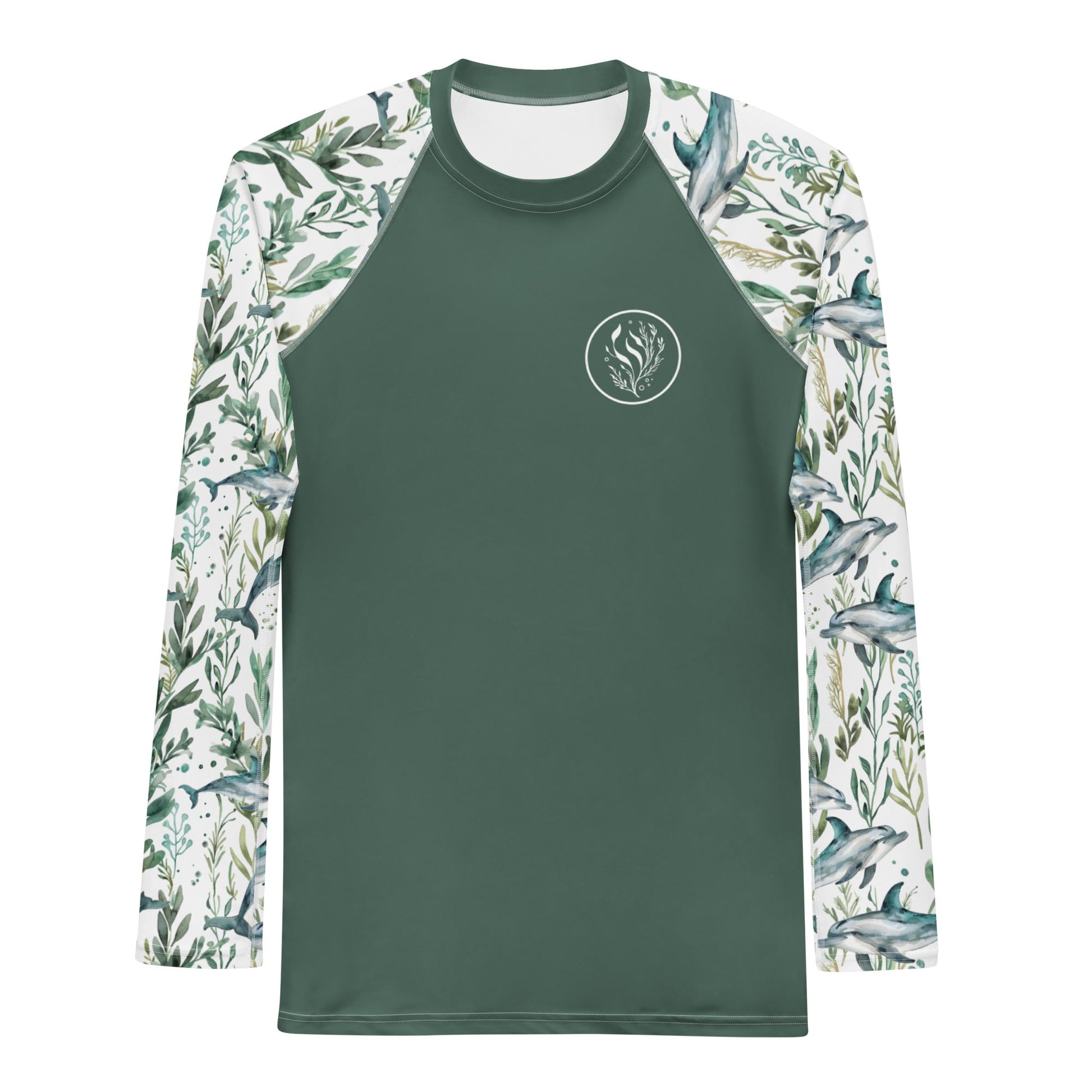 Seascape Dolphin Men's Rash Guard - Salinity Swimwear