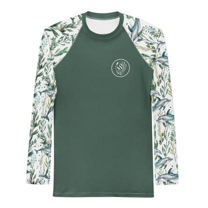 Seascape Dolphin Men's Rash Guard - Salinity Swimwear