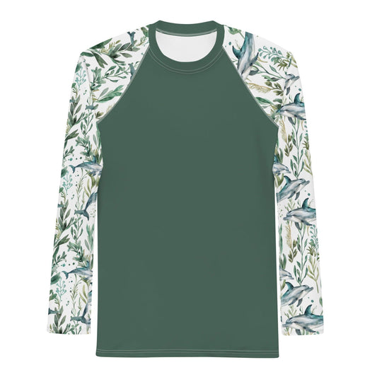 Salinity Swimwear Seascape Dolphin Men's Rash Guard Rash Guard