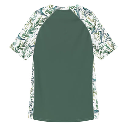 Seascape Dolphin Men’s Short Sleeve Swim Shirt - Salinity Swimwear