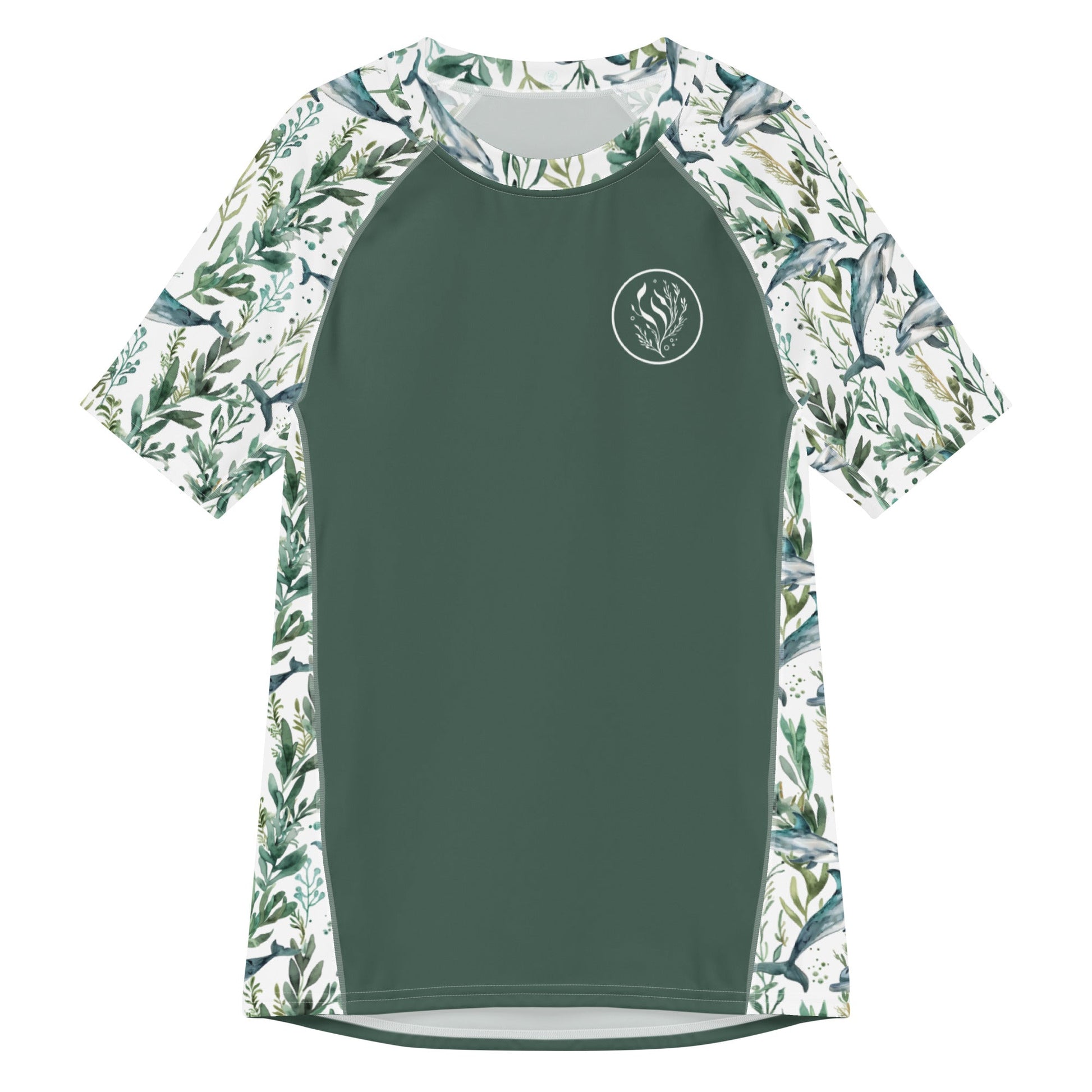Seascape Dolphin Men’s Short Sleeve Swim Shirt - Salinity Swimwear