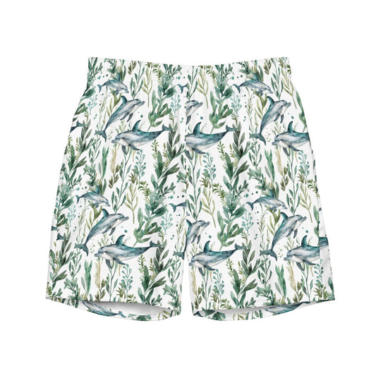 Salinity Swimwear Seascape Dolphin Men's Swim Trunks Swim Trunks