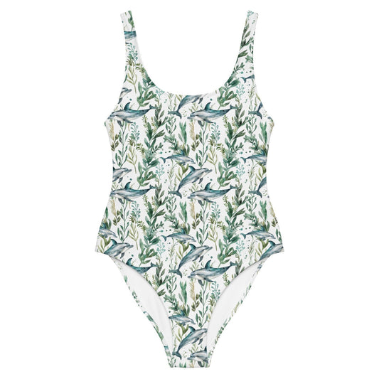 Salinity Swimwear Seascape Dolphin One - Piece Swimsuit One - Piece Swimsuit