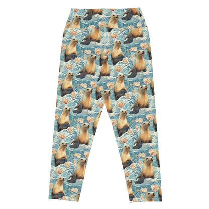Seaside Sea Lion Capri Swim Leggings - Salinity Swimwear