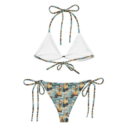 Salinity Swimwear Seaside Sea Lion Eco String Bikini Set Bikini Set