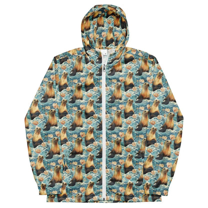 Seaside Sea Lion Men’s windbreaker - Salinity Swimwear