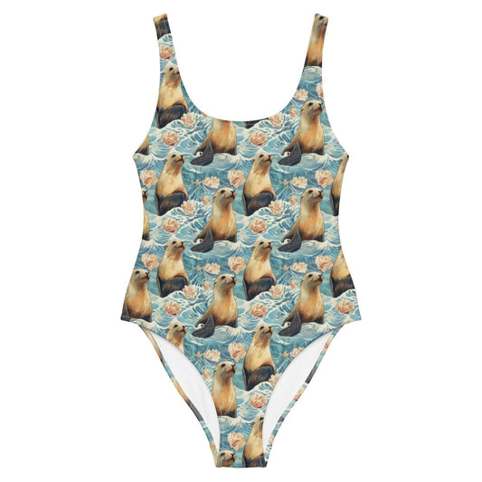 Salinity Swimwear Seaside Sea Lion One - Piece Swimsuit One - Piece Swimsuit