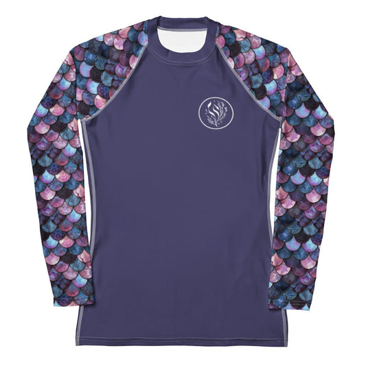 Salinity Swimwear Shadowy Sea Siren Women's Rash Guard Solid Rash Guard