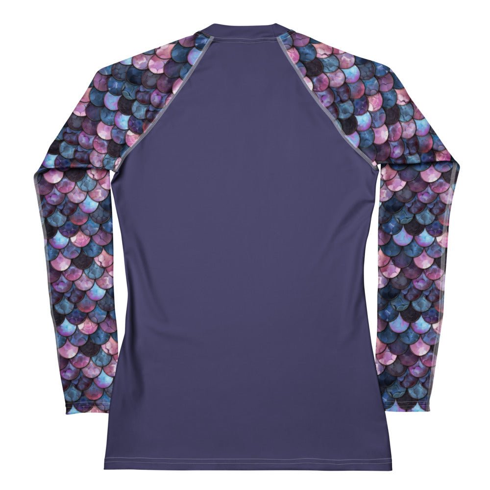 Salinity Swimwear Shadowy Sea Siren Women's Rash Guard Solid Rash Guard