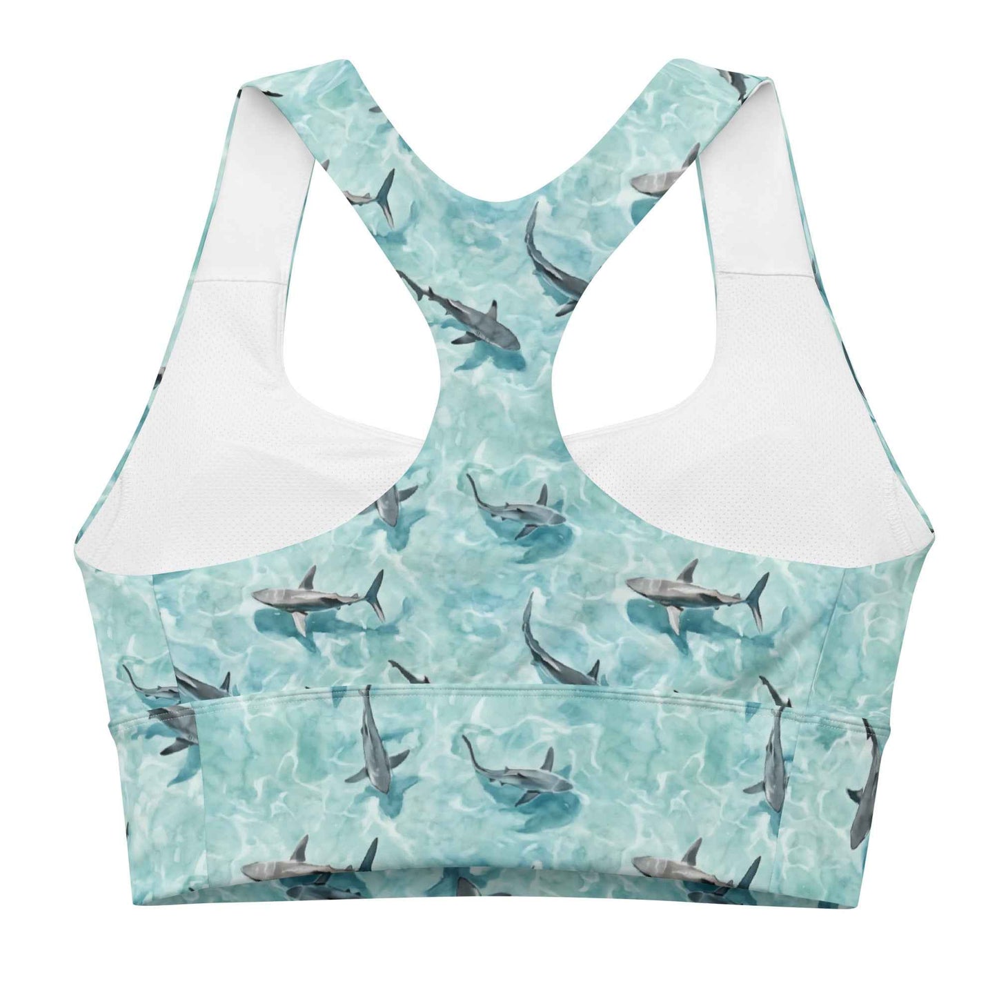 Shark Watch Eco Sports Bra Top - Salinity Swimwear