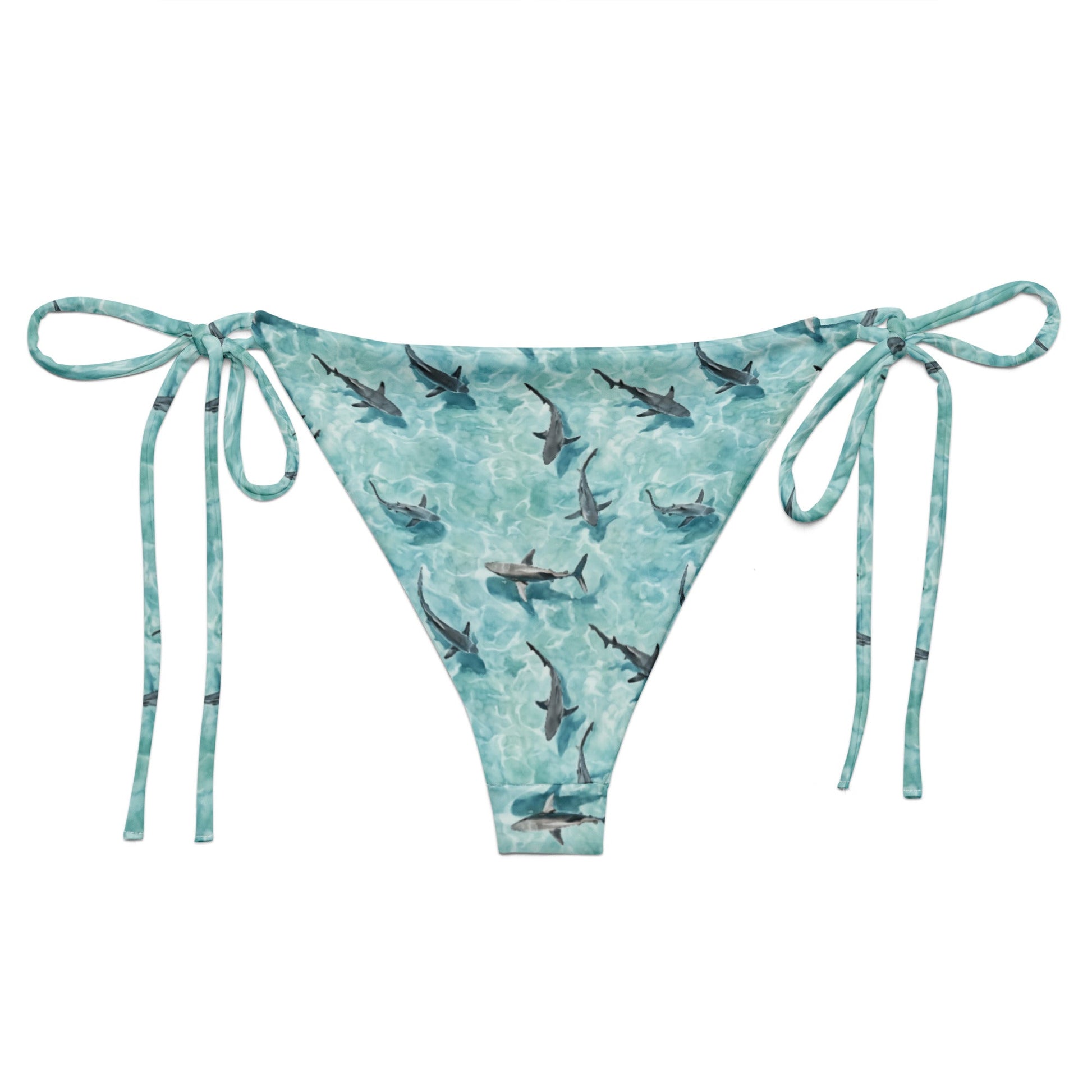 Salinity Swimwear Shark Watch Eco String Bikini Bottom Bikini Bottom