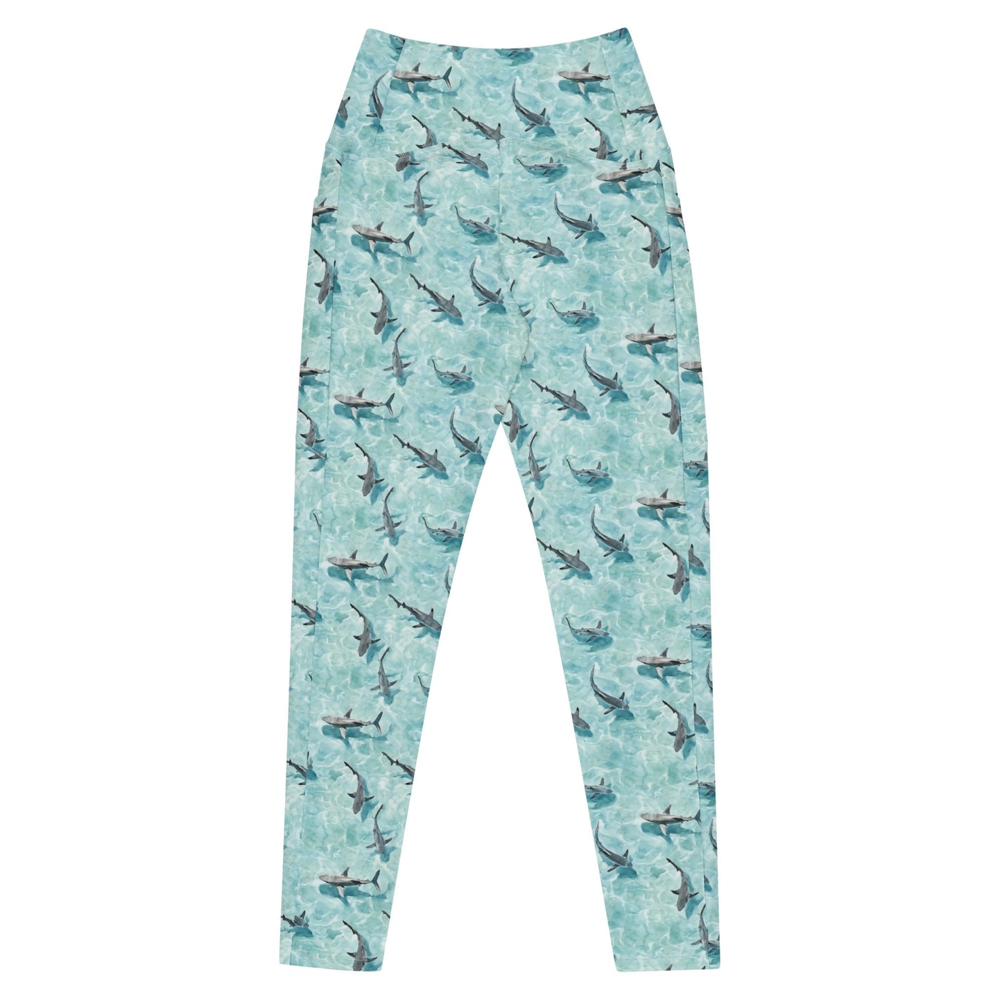 Shark Watch Eco Swim Leggings With Pockets - Salinity Swimwear