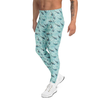 Shark Watch Men's Swim Leggings - Salinity Swimwear