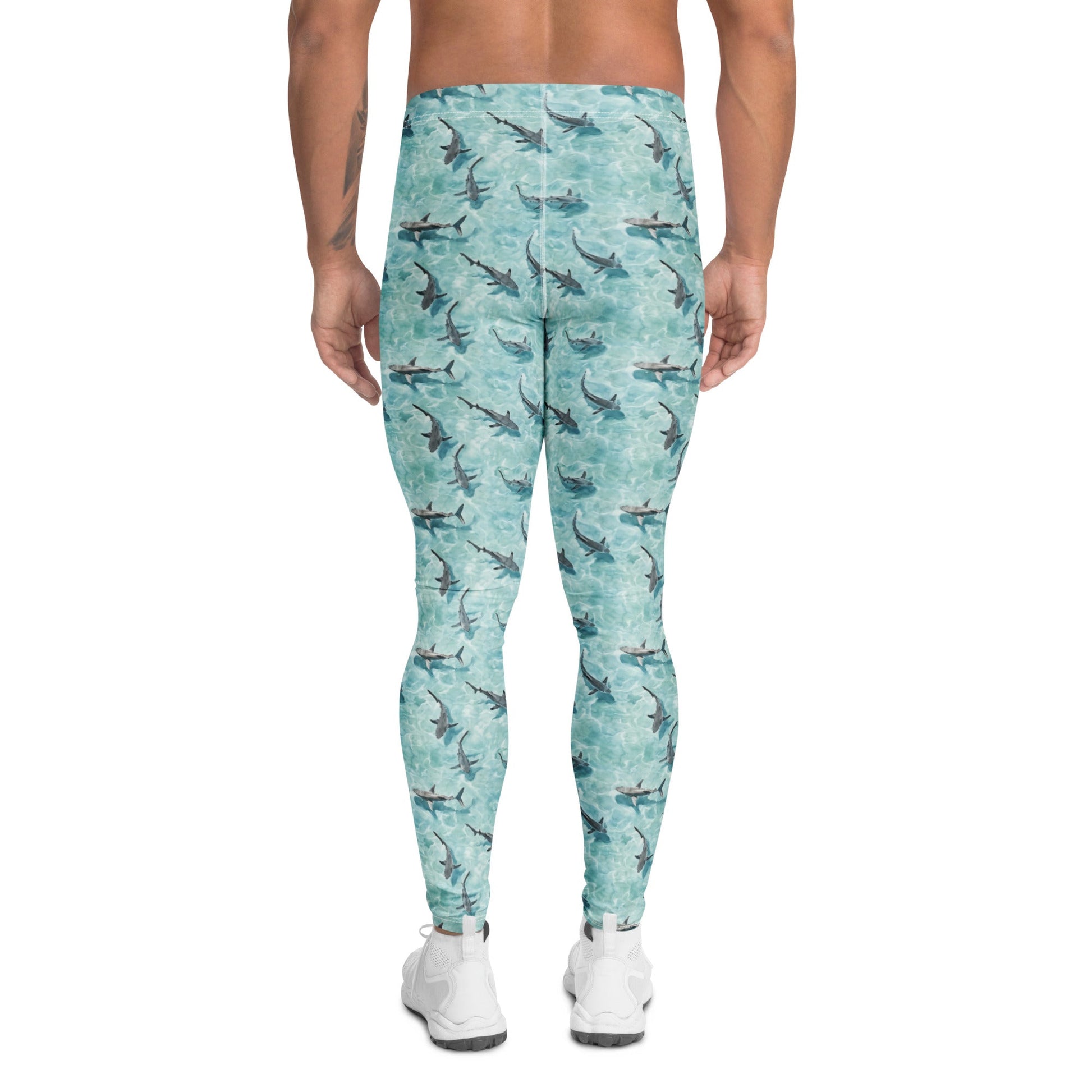 Shark Watch Men's Swim Leggings - Salinity Swimwear