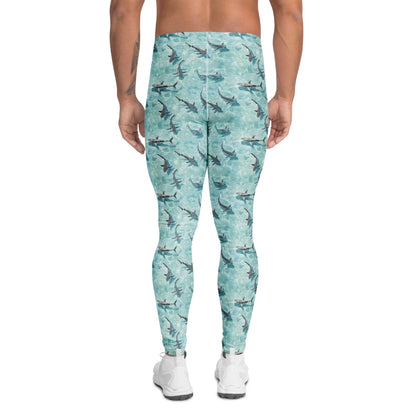 Shark Watch Men's Swim Leggings - Salinity Swimwear