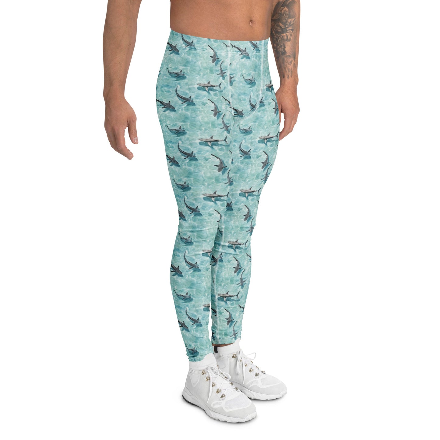 Shark Watch Men's Swim Leggings - Salinity Swimwear