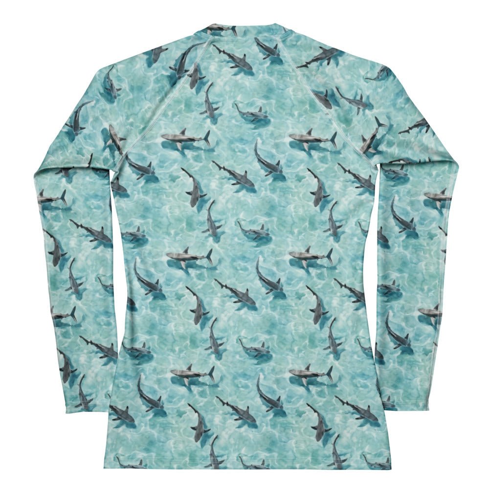 Shark Watch Women's Rash Guard - Salinity Swimwear