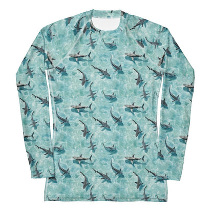 Shark Watch Women's Rash Guard - Salinity Swimwear