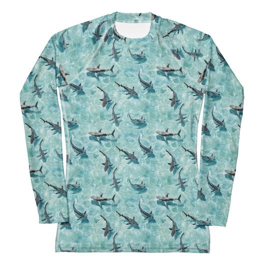 Shark Watch Women's Rash Guard - Salinity Swimwear