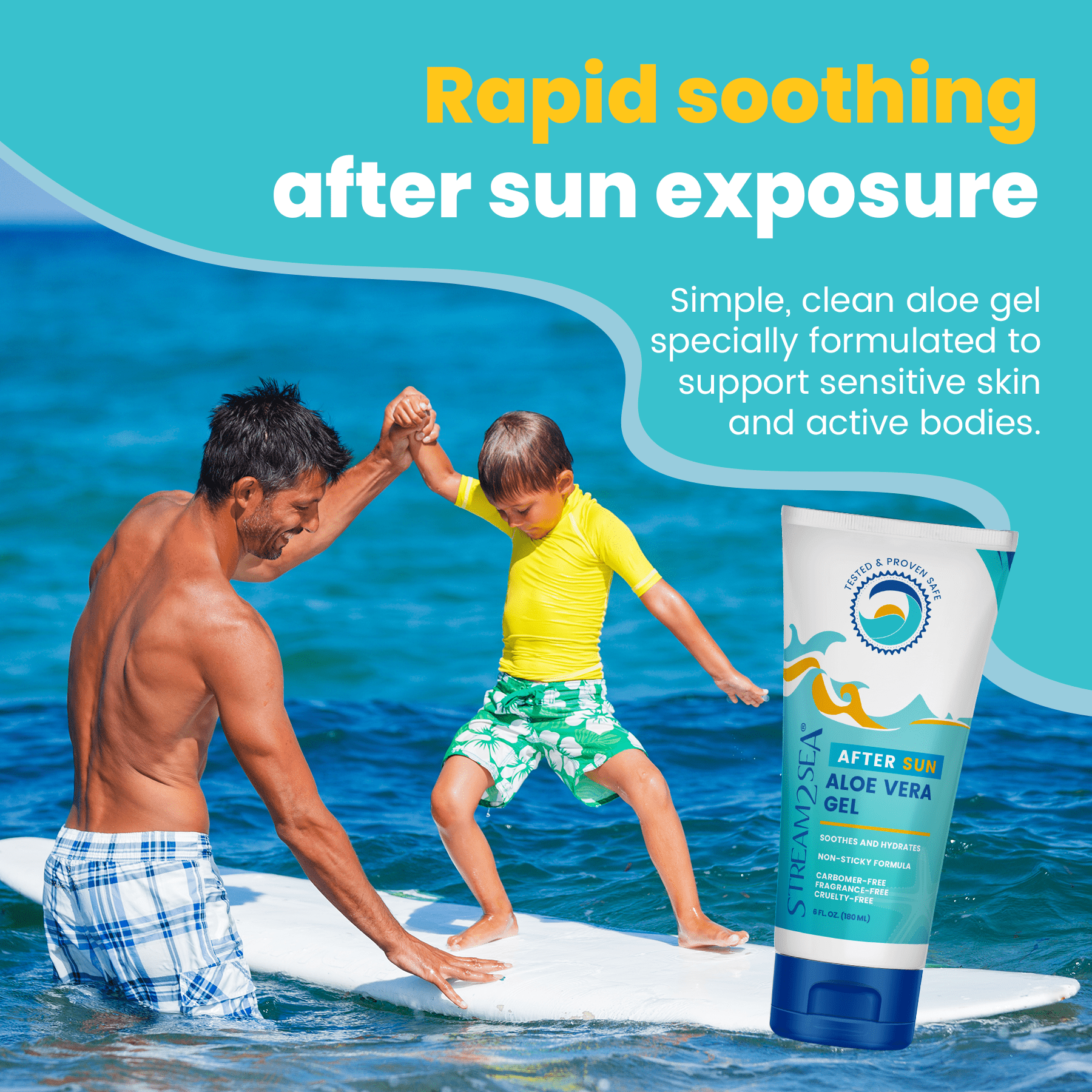 Salinity Swimwear Soothing Aloe Vera Gel simple