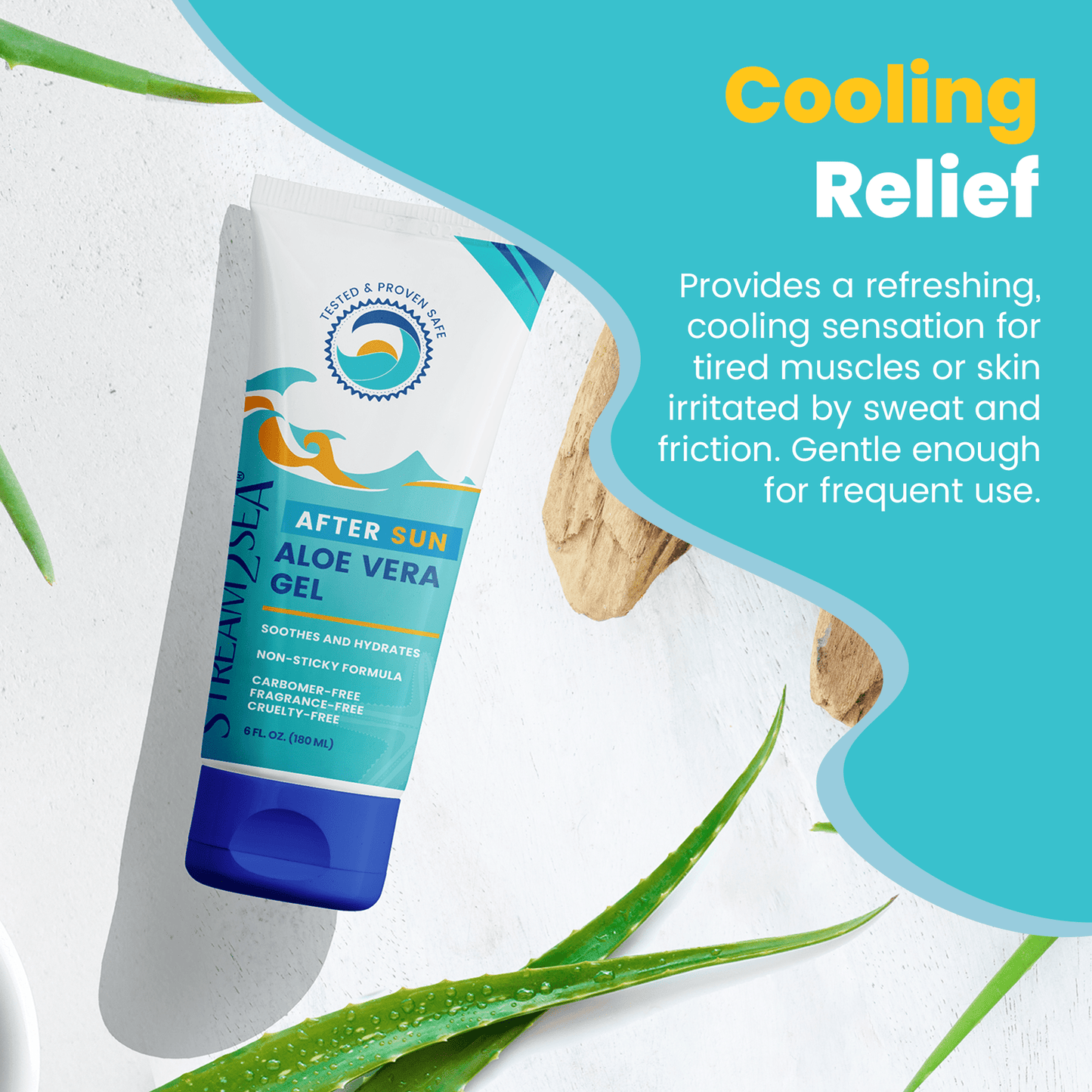 Salinity Swimwear Soothing Aloe Vera Gel simple