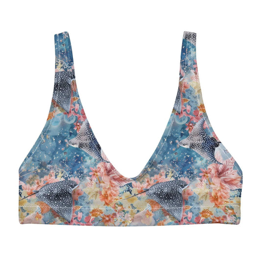 Spotted Eagle Ray Eco Bikini Top - Salinity Swimwear