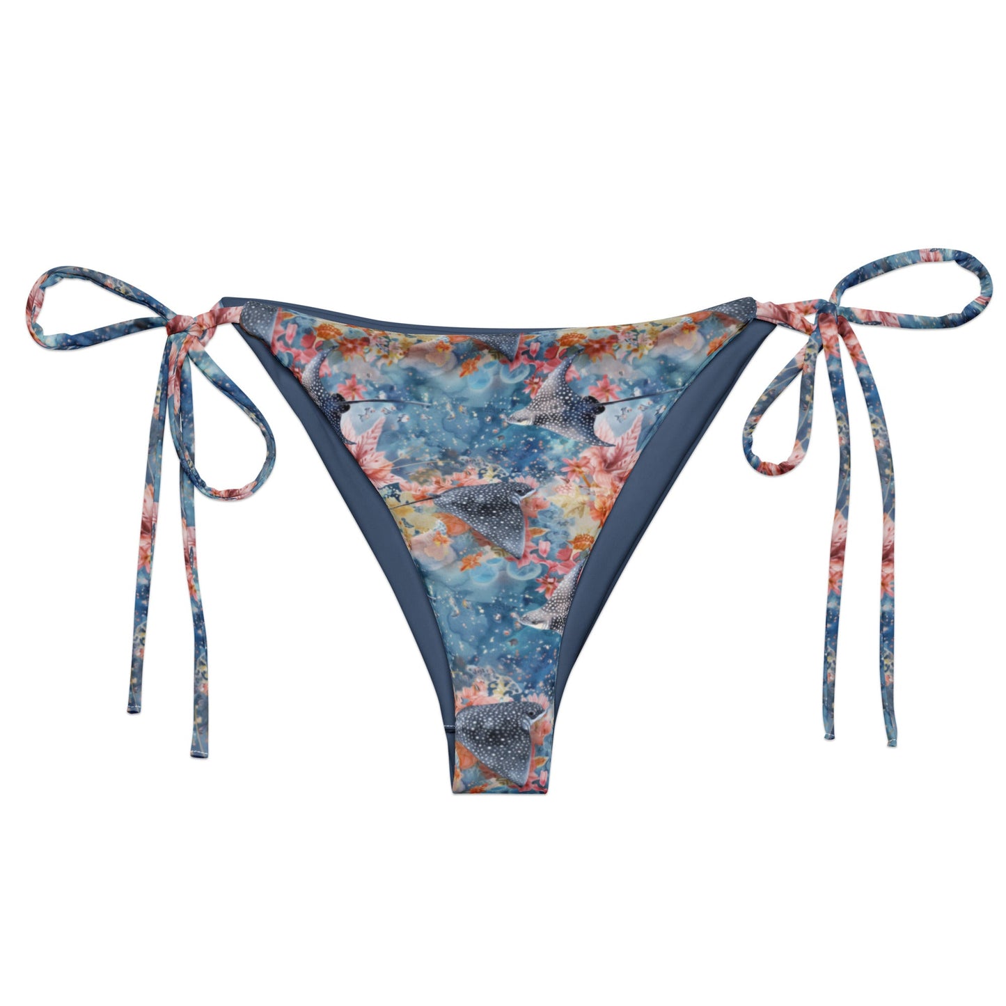 Salinity Swimwear Spotted Eagle Ray Eco String Bikini Bottom Bikini Bottom