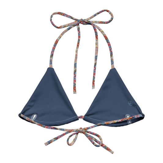 Salinity Swimwear Spotted Eagle Ray Eco String Bikini Top Bikini Top