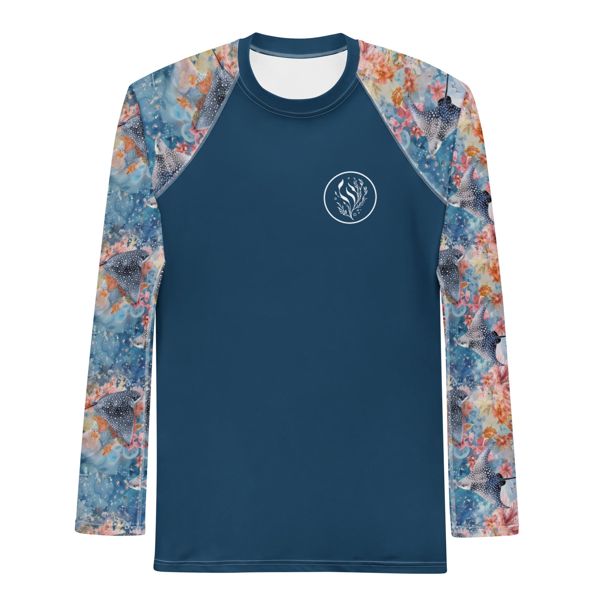 Spotted Eagle Ray Men's Rash Guard - Salinity Swimwear