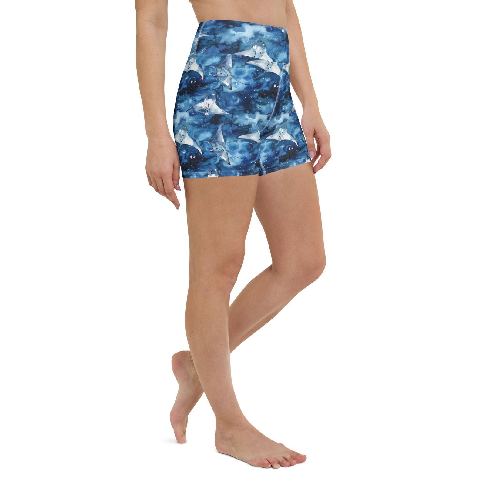 Starry Manta Ray 4" Inch Dive Shorts - Salinity Swimwear