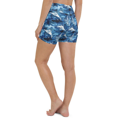 Starry Manta Ray 4" Inch Dive Shorts - Salinity Swimwear