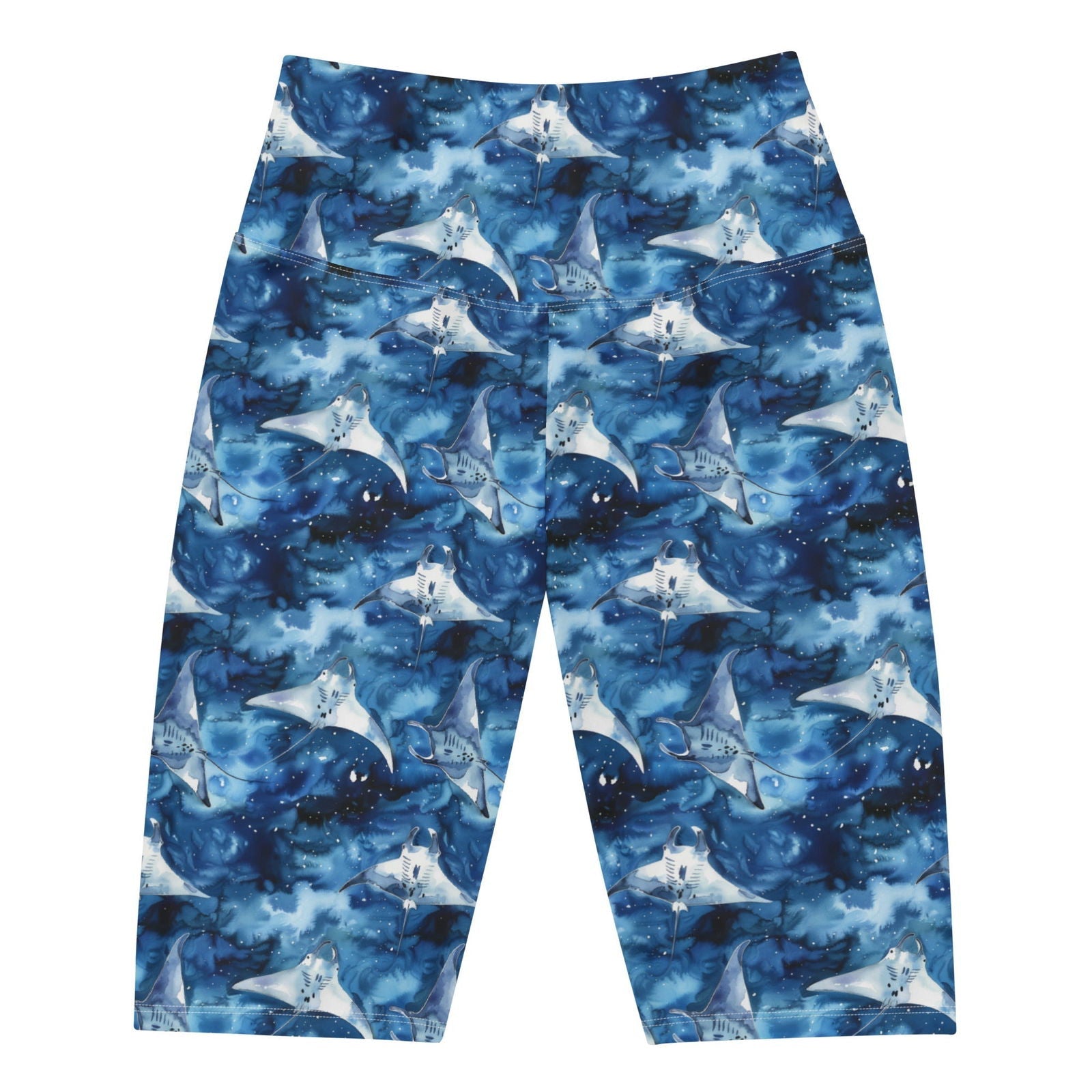 Starry Manta Ray 8" Inch Dive Shorts - Salinity Swimwear