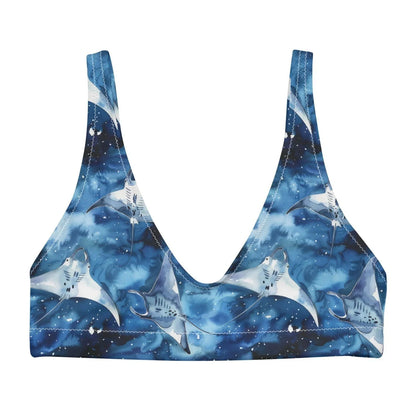 Starry Manta Ray Eco Bikini Top - Salinity Swimwear