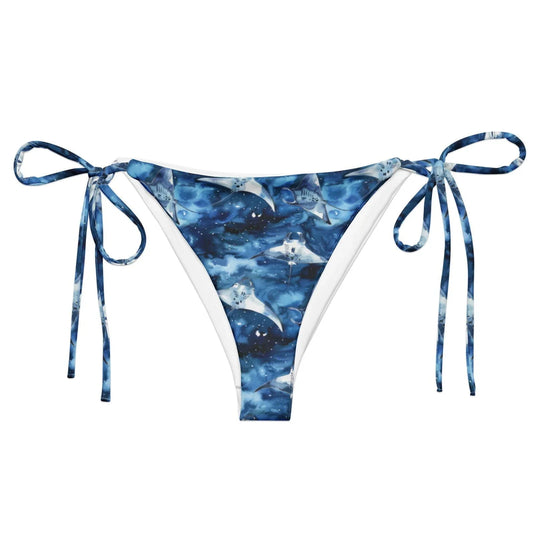Starry Manta Ray Eco String Bikini Bottom - Salinity Swimwear