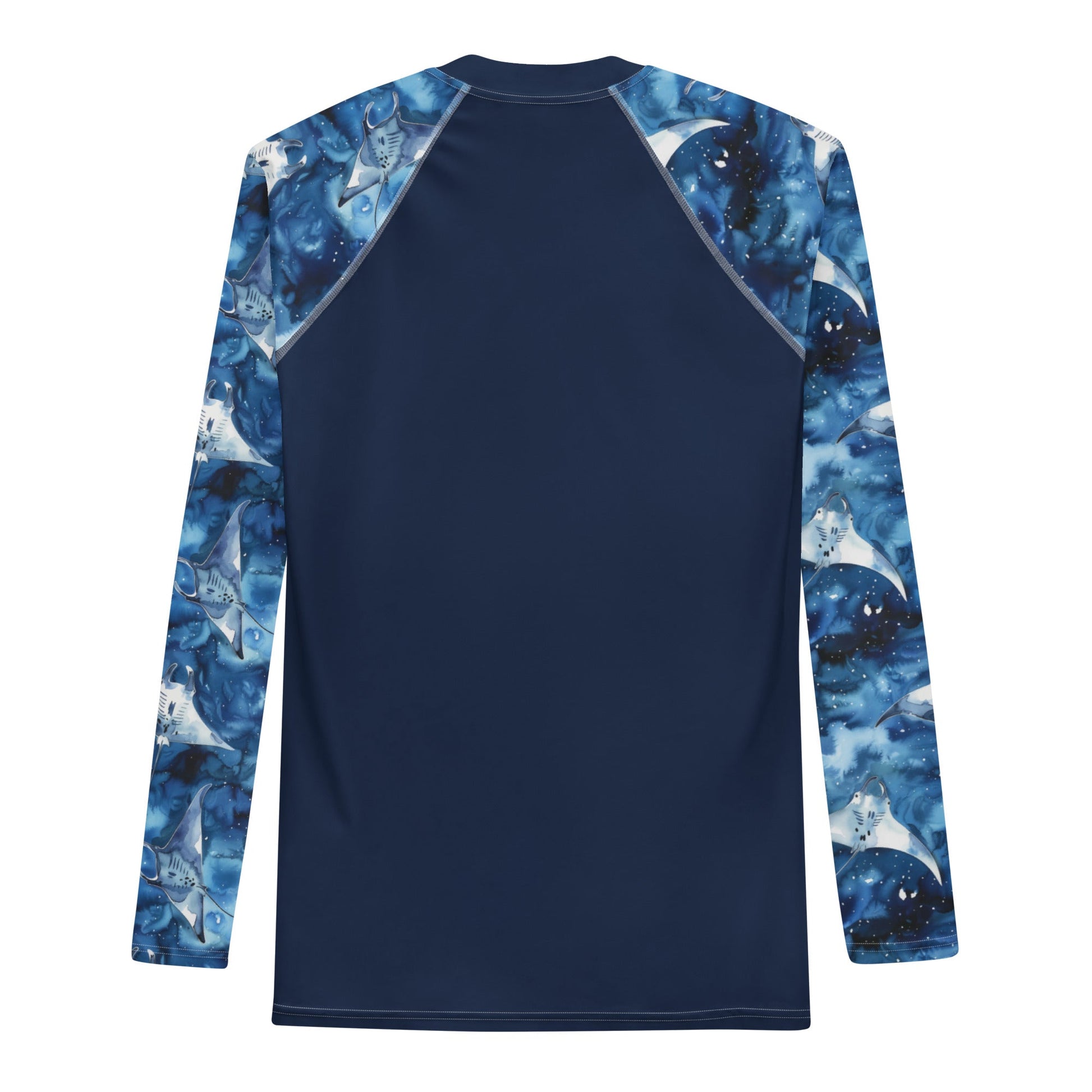 Starry Manta Ray Men's Rash Guard - Salinity Swimwear