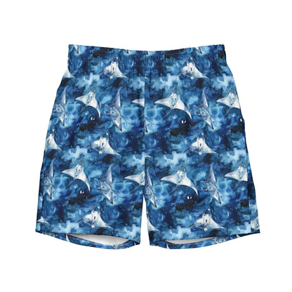 Starry Manta Ray Men's Swim Trunks - Salinity Swimwear