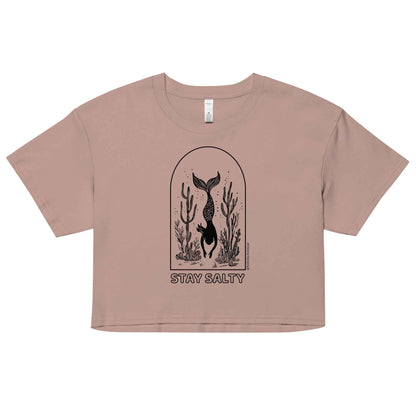 Salinity Swimwear Stay Salty Women’s Crop Top T-Shirt