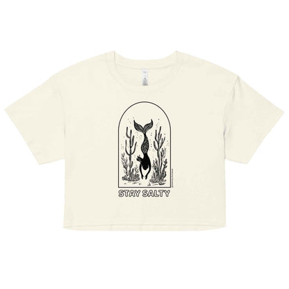 Salinity Swimwear Stay Salty Women’s Crop Top T-Shirt
