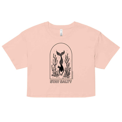 Salinity Swimwear Stay Salty Women’s Crop Top T-Shirt