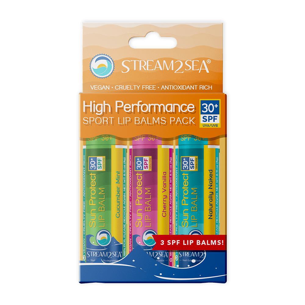 Salinity Swimwear Sun Protect Lip Balm 3 Pack simple