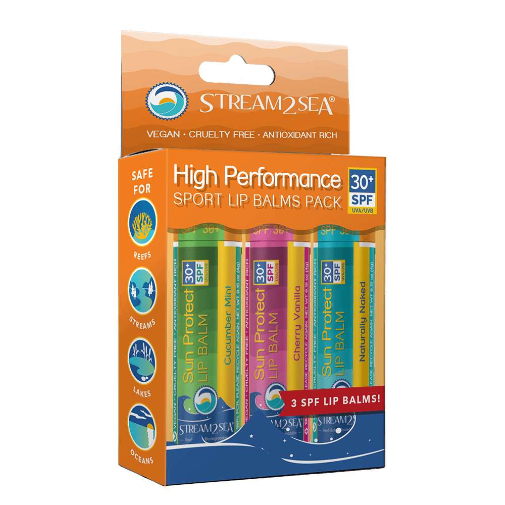 Salinity Swimwear Sun Protect Lip Balm 3 Pack simple