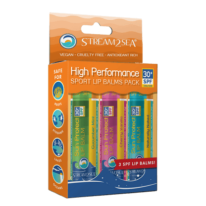 Salinity Swimwear Sun Protect Lip Balm 3 Pack simple