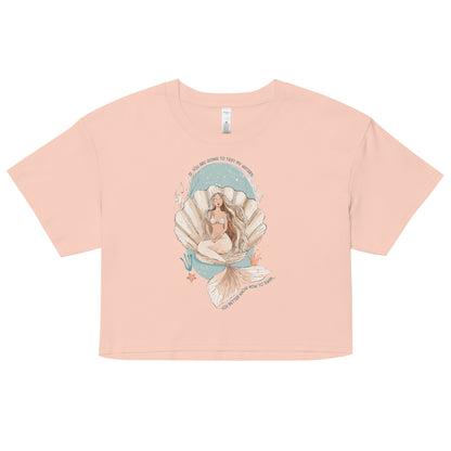 Salinity Swimwear Test My Waters Women’s Crop Top T-Shirt
