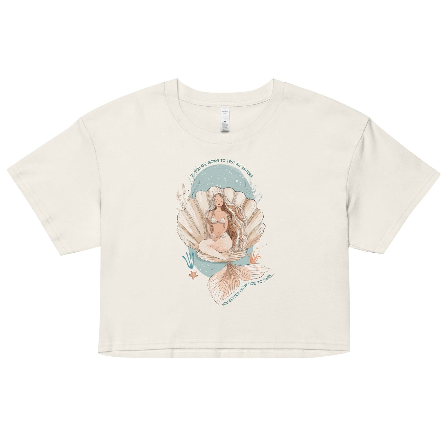 Salinity Swimwear Test My Waters Women’s Crop Top T-Shirt