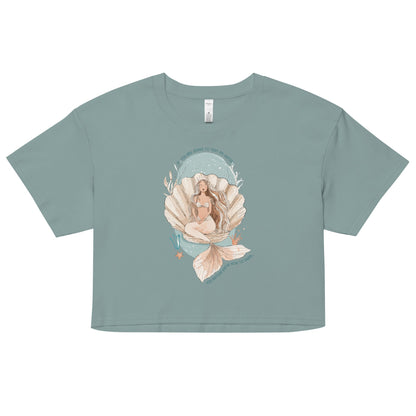 Salinity Swimwear Test My Waters Women’s Crop Top T-Shirt