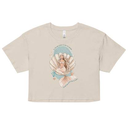 Salinity Swimwear Test My Waters Women’s Crop Top T-Shirt