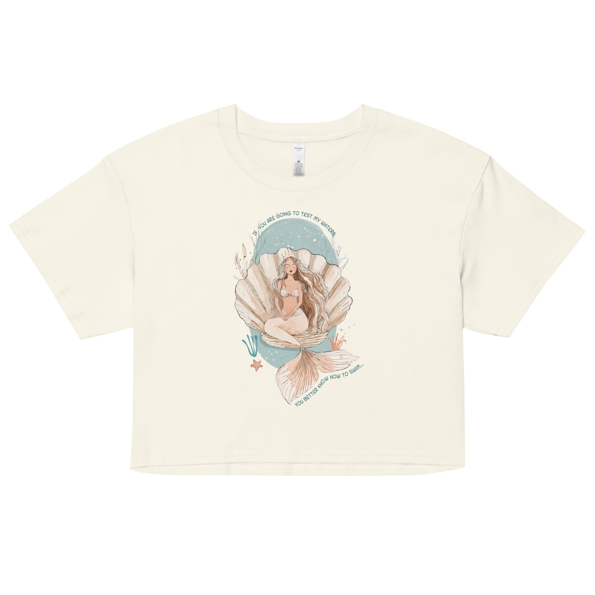 Salinity Swimwear Test My Waters Women’s Crop Top T-Shirt