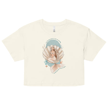 Salinity Swimwear Test My Waters Women’s Crop Top T-Shirt