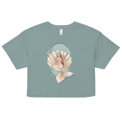 Salinity Swimwear Test My Waters Women’s Crop Top T-Shirt