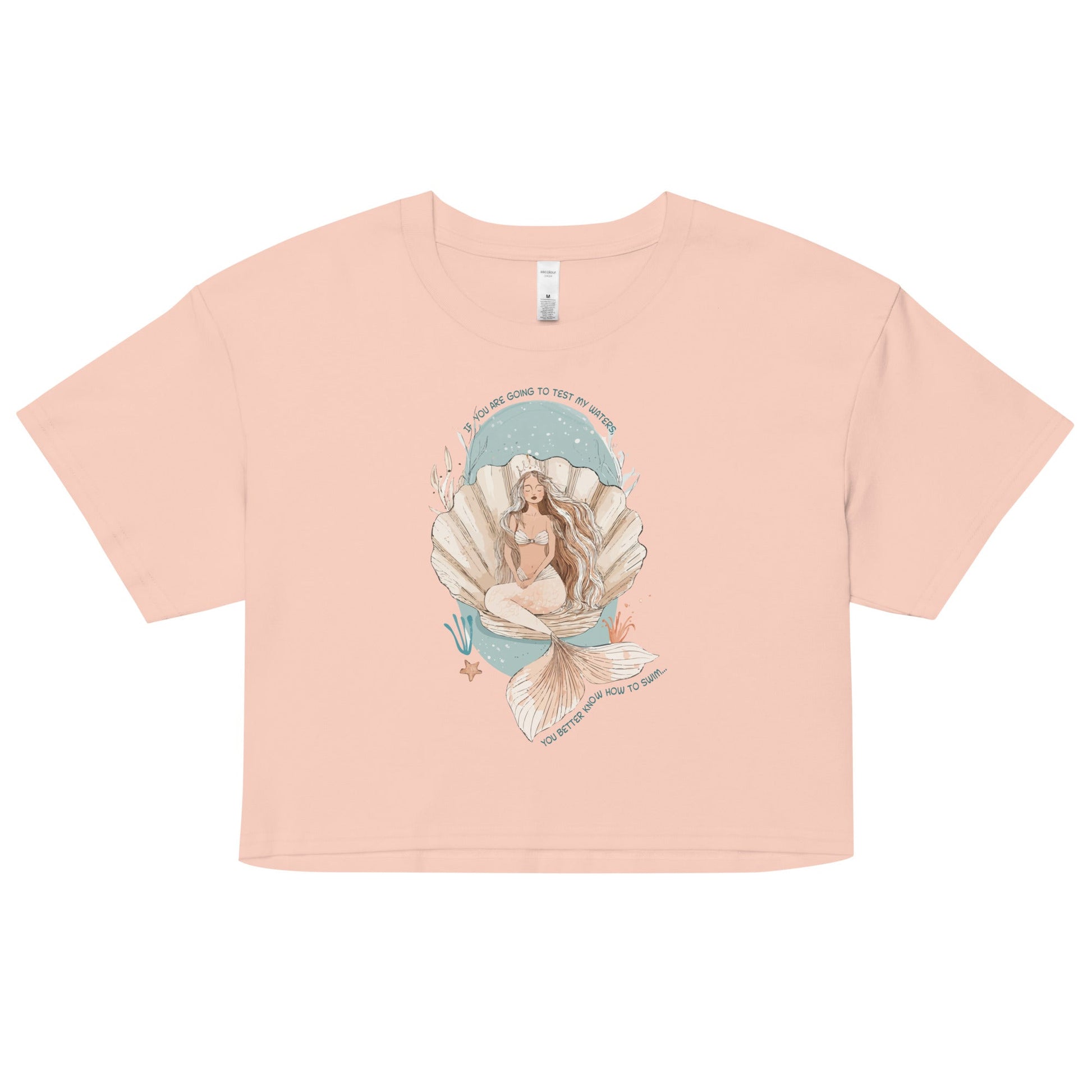 Salinity Swimwear Test My Waters Women’s Crop Top T-Shirt